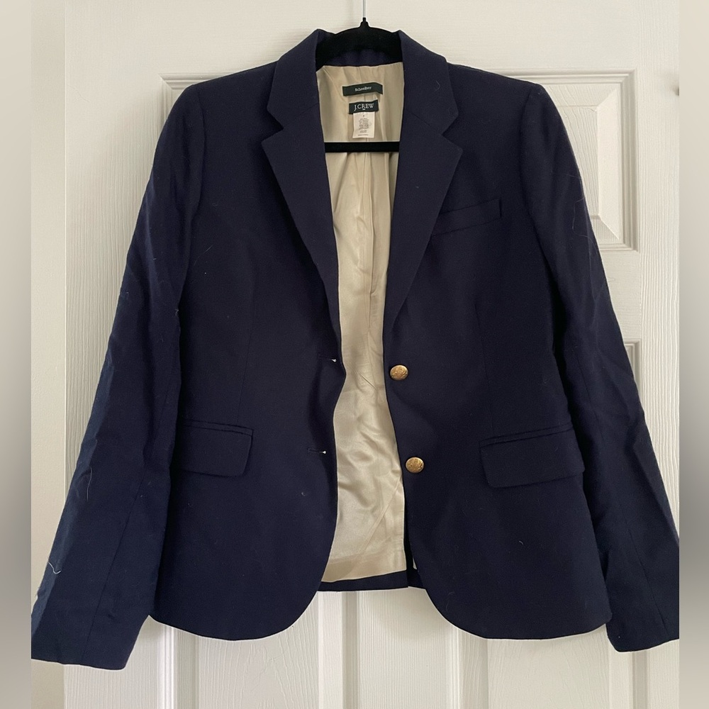 Jcrew Classic Tailored Wool Blazer